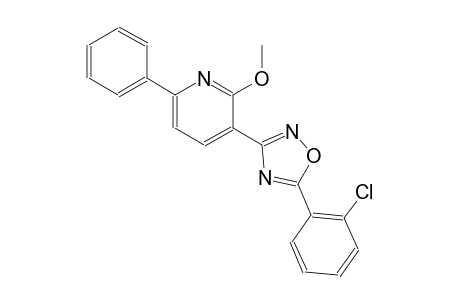 3-[5-(2-chlorophenyl)-1,2,4-oxadiazol-3-yl]-2-methoxy-6-phenylpyridine