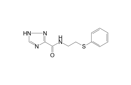 N-(2-phenylsulfanylethyl)-1H-1,2,4-triazole-5-carboxamide