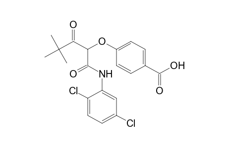 Benzoic acid, 4-[1-[[(2,5-dichlorophenyl)amino]carbonyl]-3,3-dimethyl-2-oxobutoxy]-