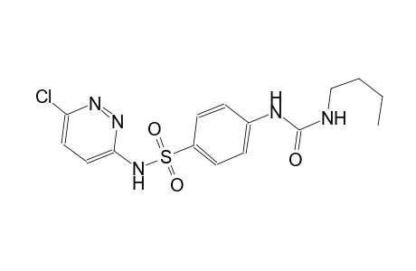 4-{[(butylamino)carbonyl]amino}-N-(6-chloro-3-pyridazinyl)benzenesulfonamide