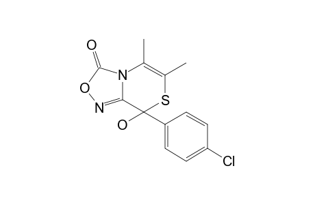 8-(4-chlorophenyl)-8-hydroxy-5,6-dimethyl-[1,2,4]oxadiazolo[3,4-c][1,4]thiazin-3-one