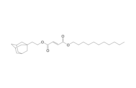 Fumaric acid, 2-(1-adamantyl)ethyl undecyl ester