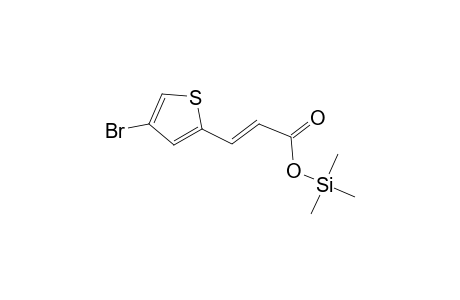 (2E)-3-(4-Bromothiophen-2-yl)prop-2-enoic acid, tms