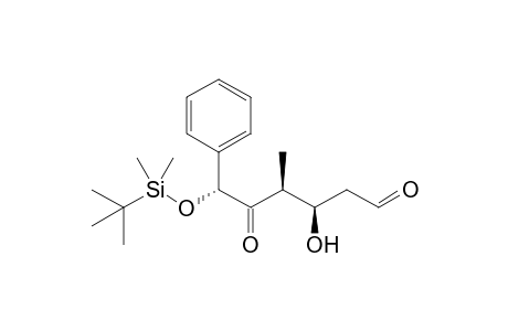 (3R,4S,6R)-6-[tert-butyl(dimethyl)silyl]oxy-3-hydroxy-4-methyl-5-oxo-6-phenyl-hexanal