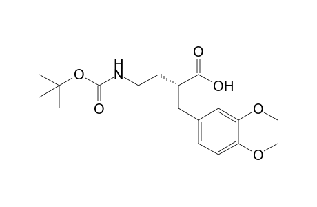 (R)-4-(tert-Butoxycarbonylamino)-2-(3,4-dimethoxybenzyl)butanoic acid