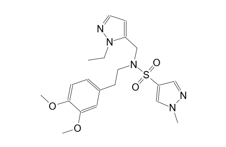 1H-pyrazole-4-sulfonamide, N-[2-(3,4-dimethoxyphenyl)ethyl]-N-[(1-ethyl-1H-pyrazol-5-yl)methyl]-1-methyl-