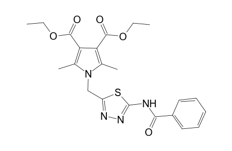 diethyl 1-[(5-benzamido-1,3,4-thiadiazol-2-yl)methyl]-2,5-dimethyl-pyrrole-3,4-dicarboxylate
