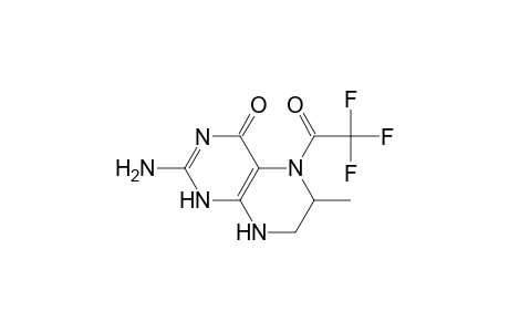4(1H)-Pteridinone, 2-amino-5,6,7,8-tetrahydro-6-methyl-5-(trifluoroacetyl)-