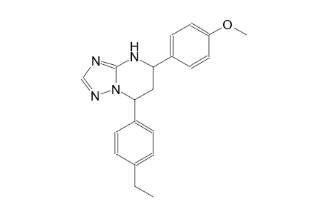 7-(4-ethylphenyl)-5-(4-methoxyphenyl)-4,5,6,7-tetrahydro[1,2,4]triazolo[1,5-a]pyrimidine