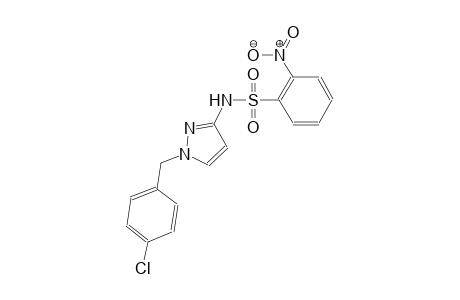 N-[1-(4-chlorobenzyl)-1H-pyrazol-3-yl]-2-nitrobenzenesulfonamide