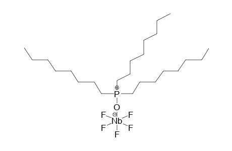 PENTAFLUORONIOBIUM-TRIOCTYLPHOSPHINOXIDE COMPLEX