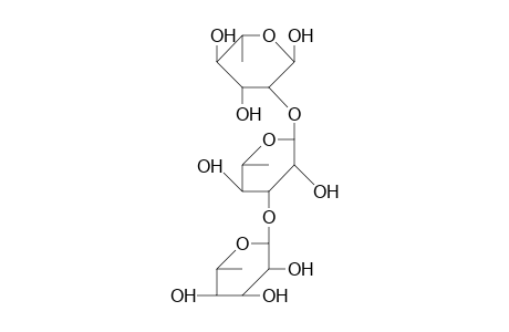 A-L-Rhamnopyranosyl-(1->3)-A-L-rhamnopyranosyl-(1->2)-L-rhamnopyranose