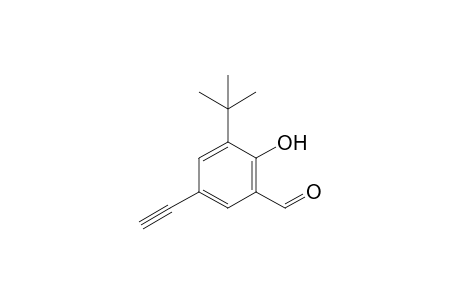3-tert-Butyl-5-ethynyl-2-hydroxybenzaldehyde