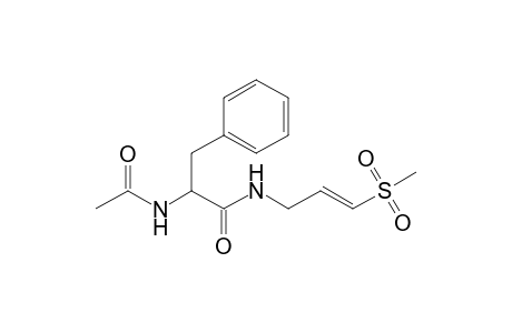 2-Acetamido-N-[(E)-3-mesylallyl]-3-phenyl-propionamide