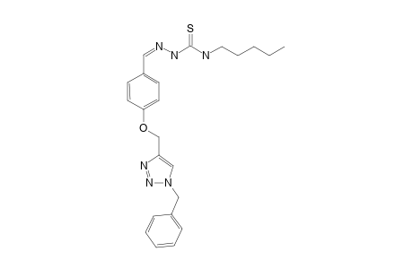 (Z)-2-[4-[(1-BENZYL-1H-1,2,3-TRIAZOL-4-YL)-METHOXY]-BENZYLIDENE]-N-PENTYL-HYDRAZINE-CARBOTHIOAMIDE