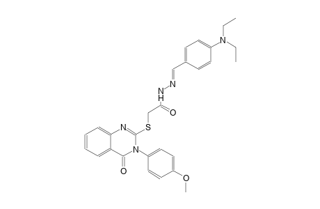 N'-{(E)-[4-(diethylamino)phenyl]methylidene}-2-{[3-(4-methoxyphenyl)-4-oxo-3,4-dihydro-2-quinazolinyl]sulfanyl}acetohydrazide