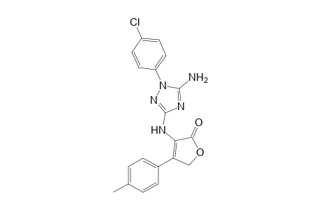 3-[5-Amino-1-(4-chloro-phenyl)-1H-[1,2,4]triazol-3-ylamino]-4-p-tolyl-5H-furan-2-one