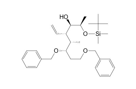 3-Octanol, 2-[[(1,1-dimethylethyl)dimethylsilyl]oxy]-4-ethenyl-5-methyl-6,8-bis(phenylmethoxy)-, [2R-(2R*,3R*,4S*,5S*,6S*)]-
