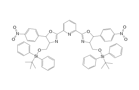 2,6-bis{[4'-(t-Butyldiphenylsilyl)oxy]methyl-4',5'-dihydro-5'-[(4''-nitrophenyl)oxazol-2'-yl]pyridine