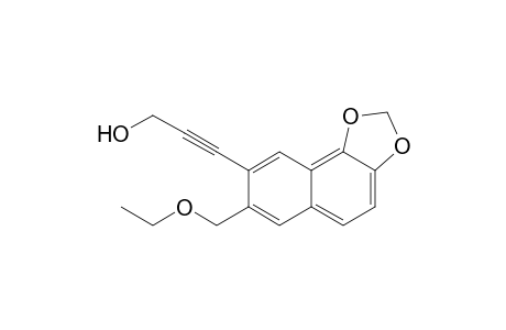 3-{7-(Ethoxymethyl)naphtho[2,1-d][1,3]dioxol-8-yl}prop-2-yn-1-ol