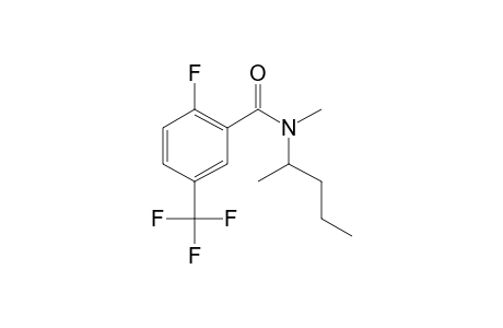 Benzamide, 2-fluoro-5-trifluoromethyl-N-(2-pentyl)-N-methyl-