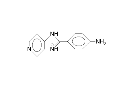 2-(4-Amino-phenyl)-1H-imidazo(4,5-C)pyridinium cation
