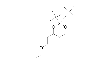 4-(2-ALLYLOXY-ETHYL)-2,2-DI-TERT.-BUTYL-[1.3.2]-DIOXASILINANE