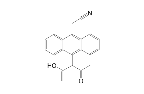 10-( 1'-Acetyl-2'-hydroxypropenyl)anthracen-9-yl) -acetonitrile