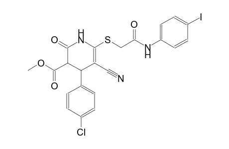 3-pyridinecarboxylic acid, 4-(4-chlorophenyl)-5-cyano-1,2,3,4-tetrahydro-6-[[2-[(4-iodophenyl)amino]-2-oxoethyl]thio]-2-oxo-, methyl ester