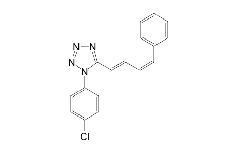 1-(4-chlorophenyl)-5-[(1E,3Z)-4-phenylbuta-1,3-dienyl]tetrazole