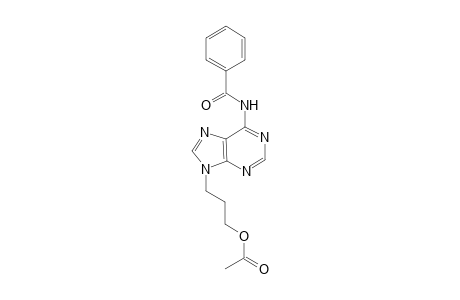 Acetic acid, 3-[6-(benzoylamino)-9H-purin-9-yl]propyl ester