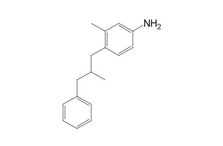 Benzenamine, 3-methyl-4-(2-methyl-3-phenylpropyl)-