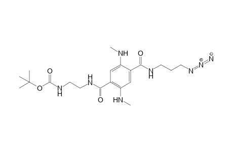 2,5-Di(methylamino)terephthalic acid 1-(3-azidopropyl)amide 4-[2-(N-tert-butyloxycarbonylamino)ethyl]amide