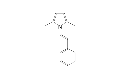 1H-Pyrrole, 2,5-dimethyl-1-(2-phenylethenyl)-