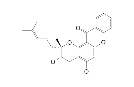8-BENZOYL-2-(4-METHYLPENTEN-3-YL)-CHROMANE-3,5,7-TRIOL