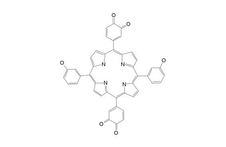 5,15-BIS-(3,4-BENZOQUINONYL)-10,20-BIS-(3-HYDROXYPHENYL)-PORPHYRIN