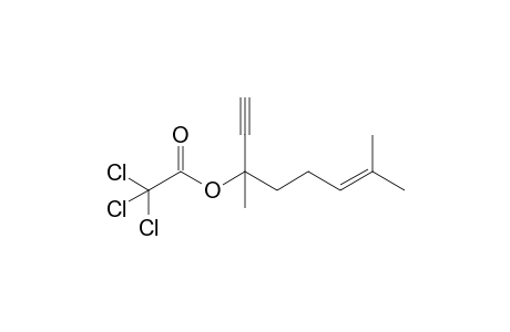 3,7-Dimethyloct-6-en-1-yn-3-yl trichloroacetate