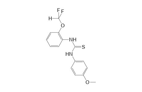 1-[2-[bis(fluoranyl)methoxy]phenyl]-3-(4-methoxyphenyl)thiourea