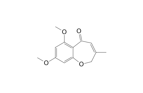 6,8-Dimethoxy-3-methyl-1-benzoxepin-5(2H)-one