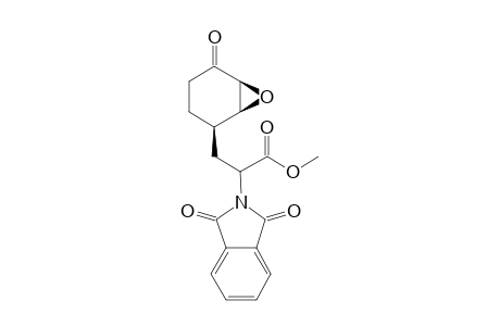 Methyl (aRS,1RS,2SR,6RS)- and (aRS,1SR,2RS,6SR)-5-oxo-a-phthalimido-3-oxabicyclo[4.1.0]heptane-2-propanoate (9:7 mixture)