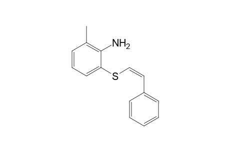 (Z)-2-Methyl-6-(styrylthio)aniline
