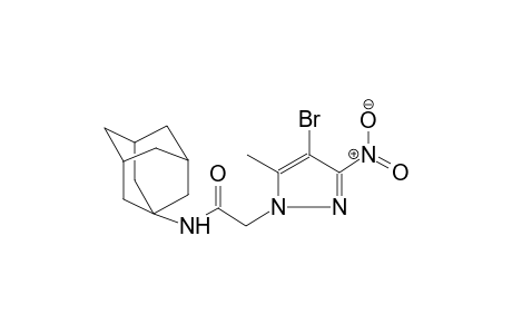 N-(1-adamantyl)-2-(4-bromo-5-methyl-3-nitro-1H-pyrazol-1-yl)acetamide
