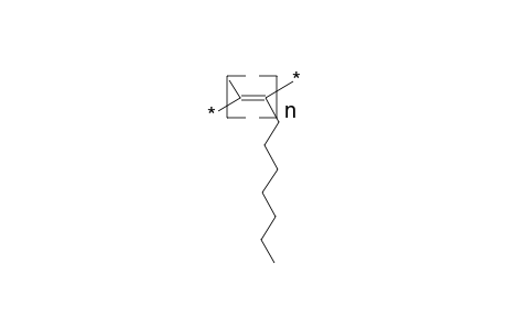 Poly(1-methyl-2-heptylethyne)