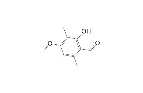 Benzaldehyde, 2-hydroxy-4-methoxy-3,6-dimethyl-