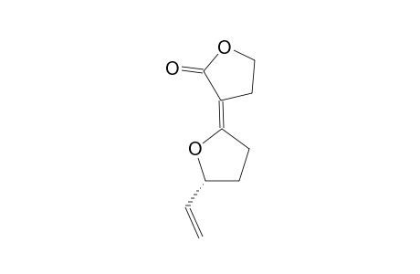 2-(2-.gamma.-Butyrolactonylidene)-5-vinyltetrahydrofuran