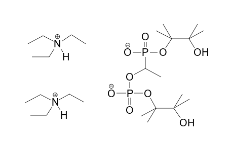 BIS(TRIETHYLAMMONIUM) 1-OXAPROPAN-1,2-BIS(1,1,2-TRIMETHYL-2-HYDROXYPROPYLPHOSPHONATE) (ISOMER MIXTURE)