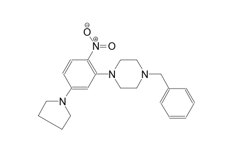 1-(2-nitro-5-pyrrolidin-1-yl-phenyl)-4-(phenylmethyl)piperazine
