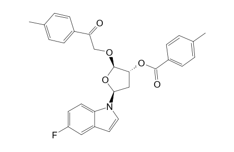 1-[2'-DESOXY-3',5'-BIS-O-(4-METHYLBENZOYL)-BETA-D-ERYTHROPENTOFURANOSYL]-5-FLUOROINDOLE