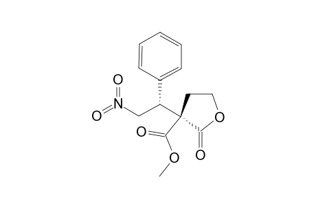 (+/-)-METHYL-(3S)-3-[(1R)-2-NITRO-1-PHENYLETHYL]-2-OXO-TETRAHYDROFURAN-3-CARBOXYLATE