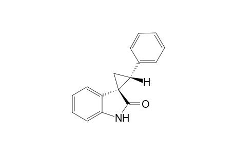 (1S,2R)-2-phenylspiro[cyclopropane-1,3'-indolin]-2'-one